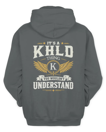 KHLD KT06-M008 It’s a [NAME] Thing – You Wouldn’t Understand | Personalized Vintage T-Shirt - Unisex Hoodie - Charcoal