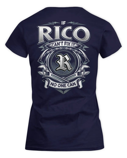 RICO AP81-K4-626 - Personalized Ahmed Quote Apparel “If Ahmed Can't Fix It, No One Can” - Women's Standard T-Shirt - Navy