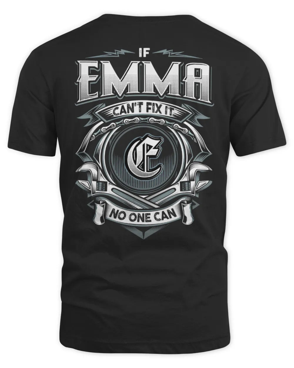EMMA AP81-K4-626 - Personalized Ahmed Quote Apparel “If Ahmed Can't Fix It, No One Can” - Unisex Standard T-Shirt - Black