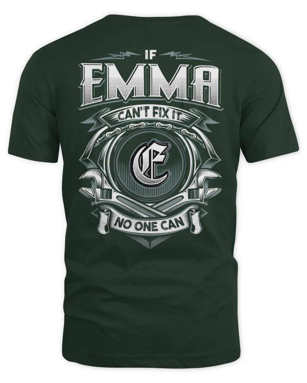 EMMA AP81-K4-626 - Personalized Ahmed Quote Apparel “If Ahmed Can't Fix It, No One Can” - Unisex Standard T-Shirt - Forest Green