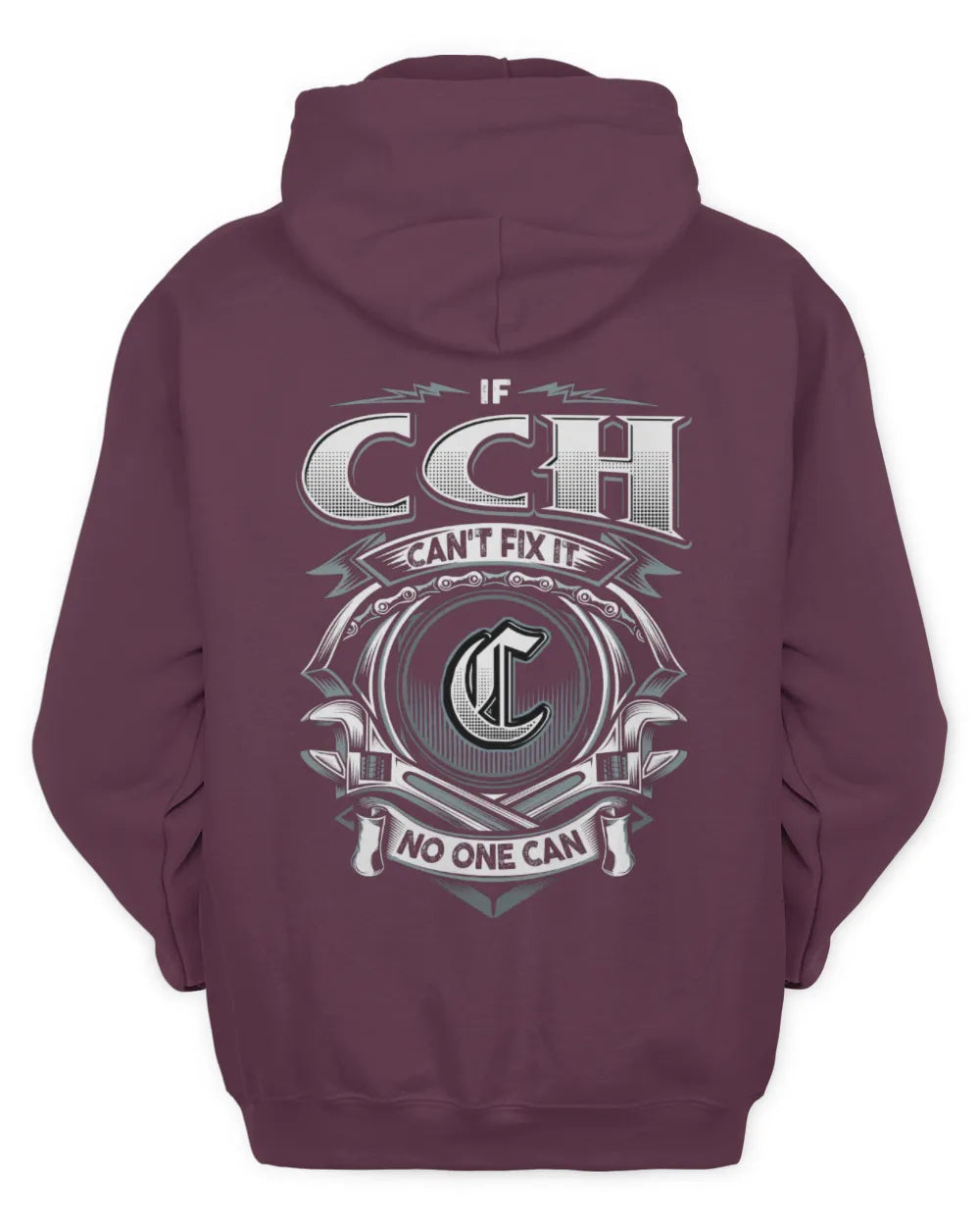 CCH AP81-K4-626 - Personalized Ahmed Quote Apparel “If Ahmed Can't Fix It, No One Can” - Unisex Hoodie - Maroon