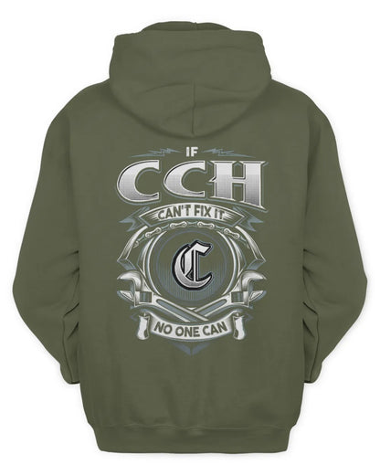 CCH AP81-K4-626 - Personalized Ahmed Quote Apparel “If Ahmed Can't Fix It, No One Can” - Unisex Hoodie - Military Green