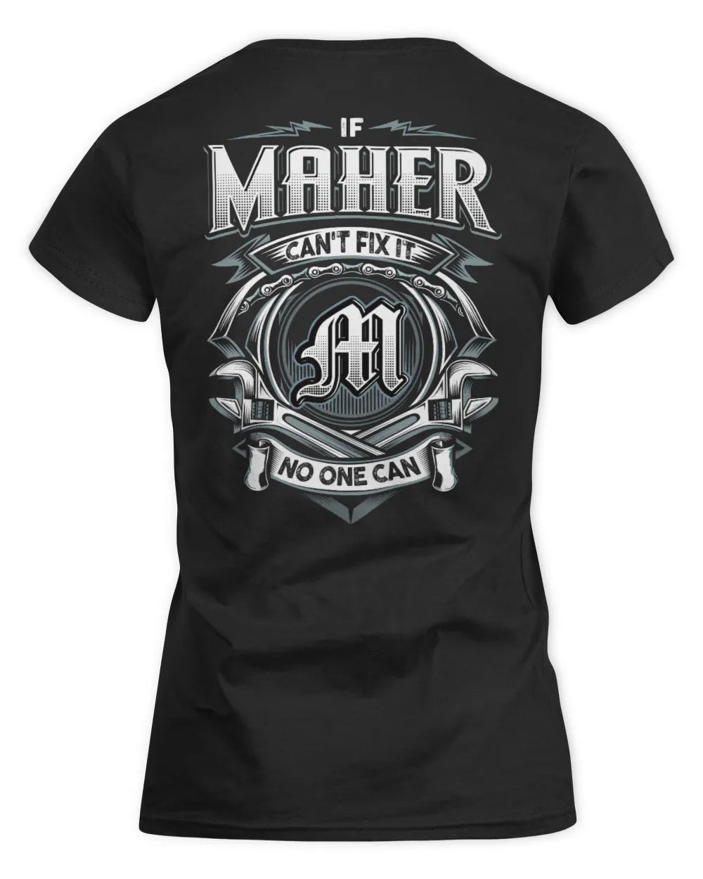 MAHER AP81-K4-626 - Personalized Ahmed Quote Apparel “If Ahmed Can't Fix It, No One Can” - Women's Standard T-Shirt - Black