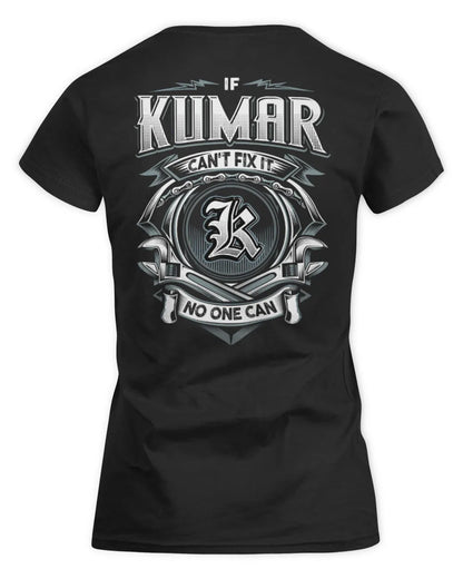 KUMAR AP81-K4-626 - Personalized Ahmed Quote Apparel “If Ahmed Can't Fix It, No One Can” - Women's Standard T-Shirt - Black