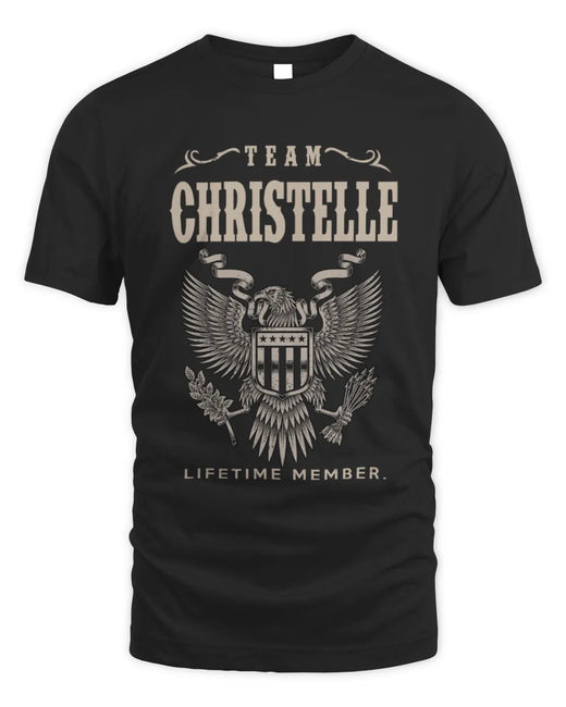 CHRISTELLE TP06-K82 – Personalized Classic Style Apparel “Team NAME Lifetime Member”
