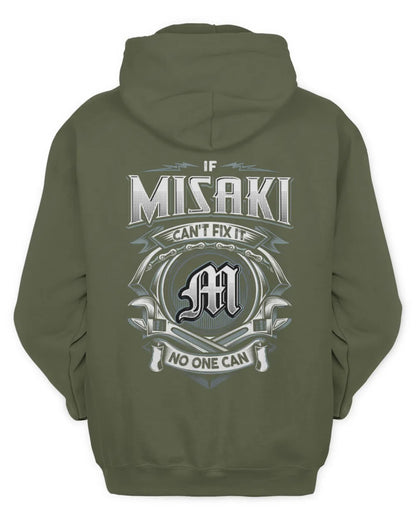 MISAKI AP81-K4-626 - Personalized Ahmed Quote Apparel “If Ahmed Can't Fix It, No One Can” - Unisex Hoodie - Military Green