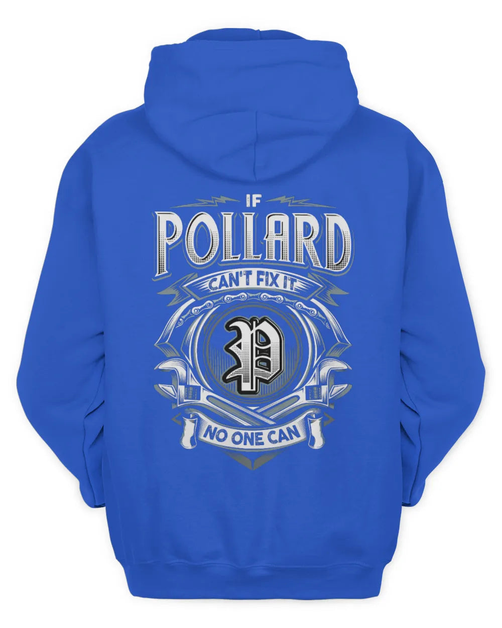 POLLARD AP81-K4-626 - Personalized Ahmed Quote Apparel “If Ahmed Can't Fix It, No One Can” - Unisex Hoodie - Royal