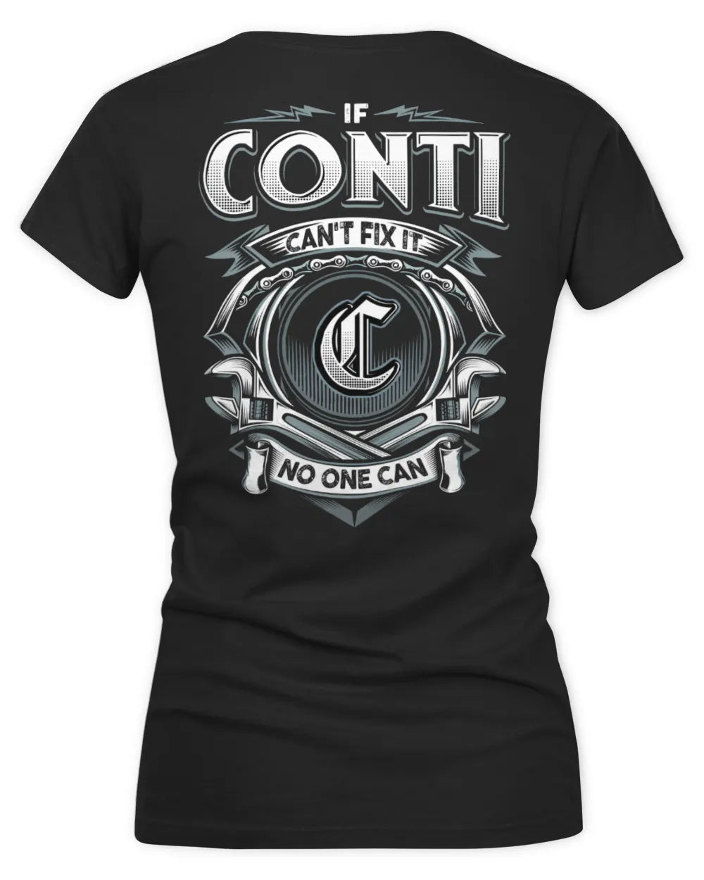 CONTI AP81-K4-626 - Personalized Ahmed Quote Apparel “If Ahmed Can't Fix It, No One Can” - Women's V-Neck T-Shirt - Black