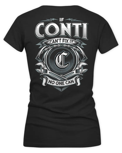 CONTI AP81-K4-626 - Personalized Ahmed Quote Apparel “If Ahmed Can't Fix It, No One Can” - Women's V-Neck T-Shirt - Black