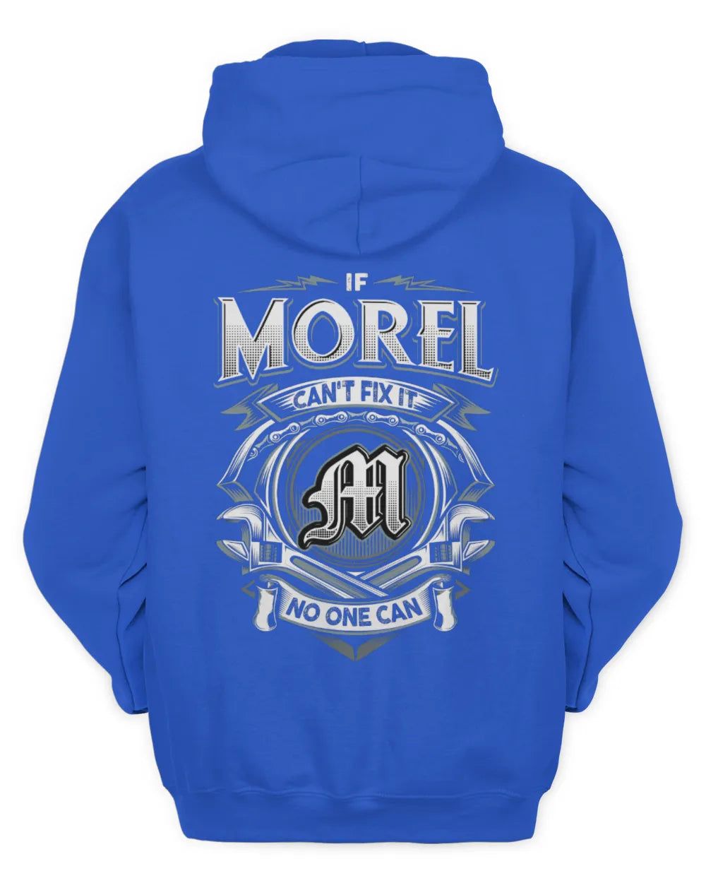 MOREL AP81-K4-626 - Personalized Ahmed Quote Apparel “If Ahmed Can't Fix It, No One Can” - Unisex Hoodie - Royal