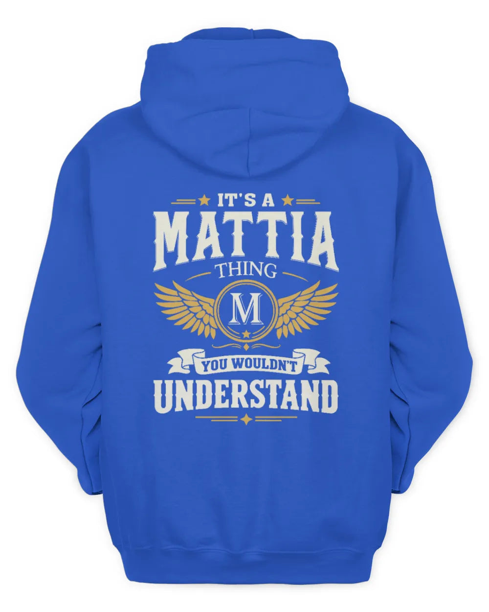 MATTIA KT06-M008 It’s a [NAME] Thing – You Wouldn’t Understand | Personalized Vintage T-Shirt - Unisex Hoodie - Royal