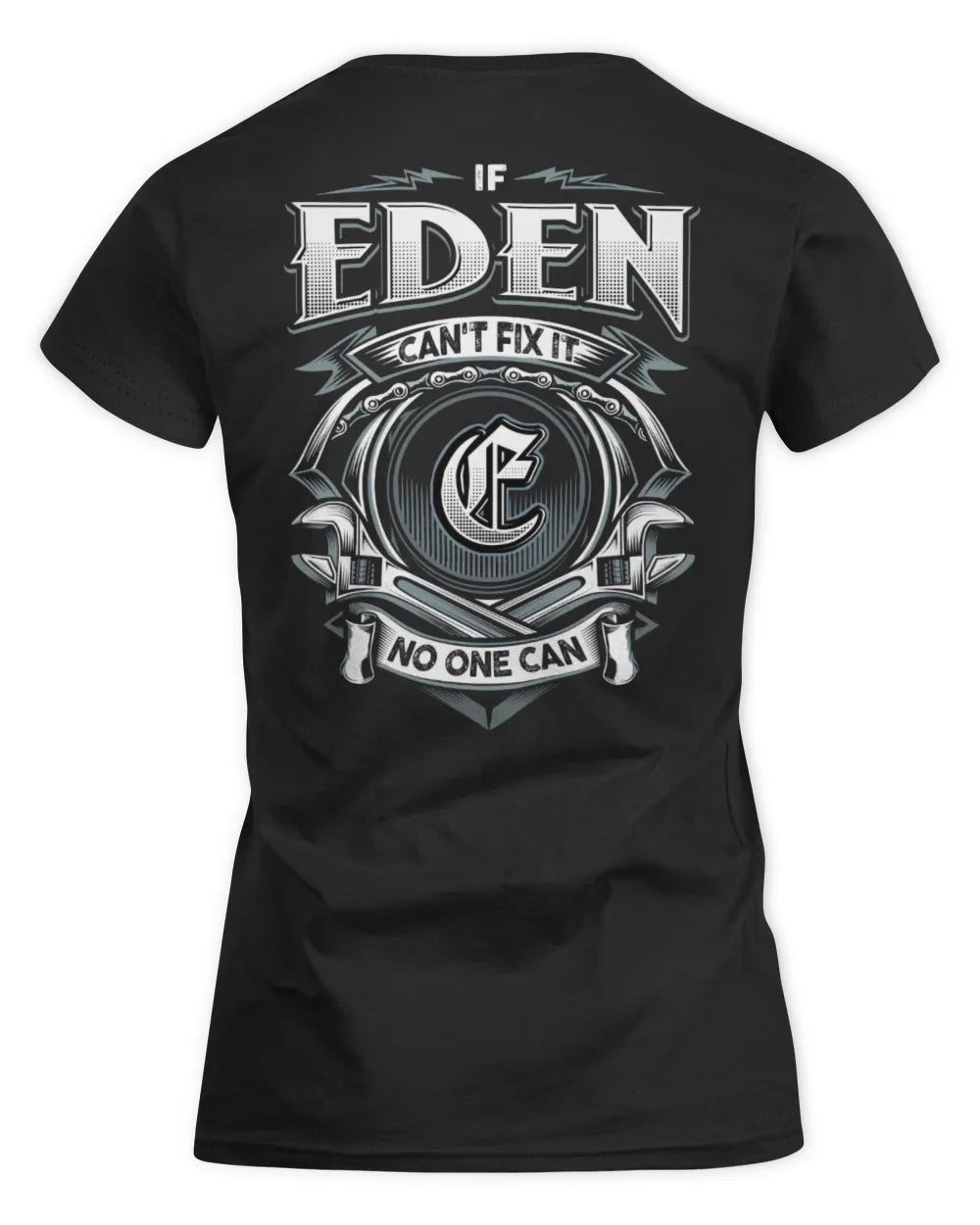 EDEN AP81-K4-626 - Personalized Ahmed Quote Apparel “If Ahmed Can't Fix It, No One Can” - Women's Standard T-Shirt - Black