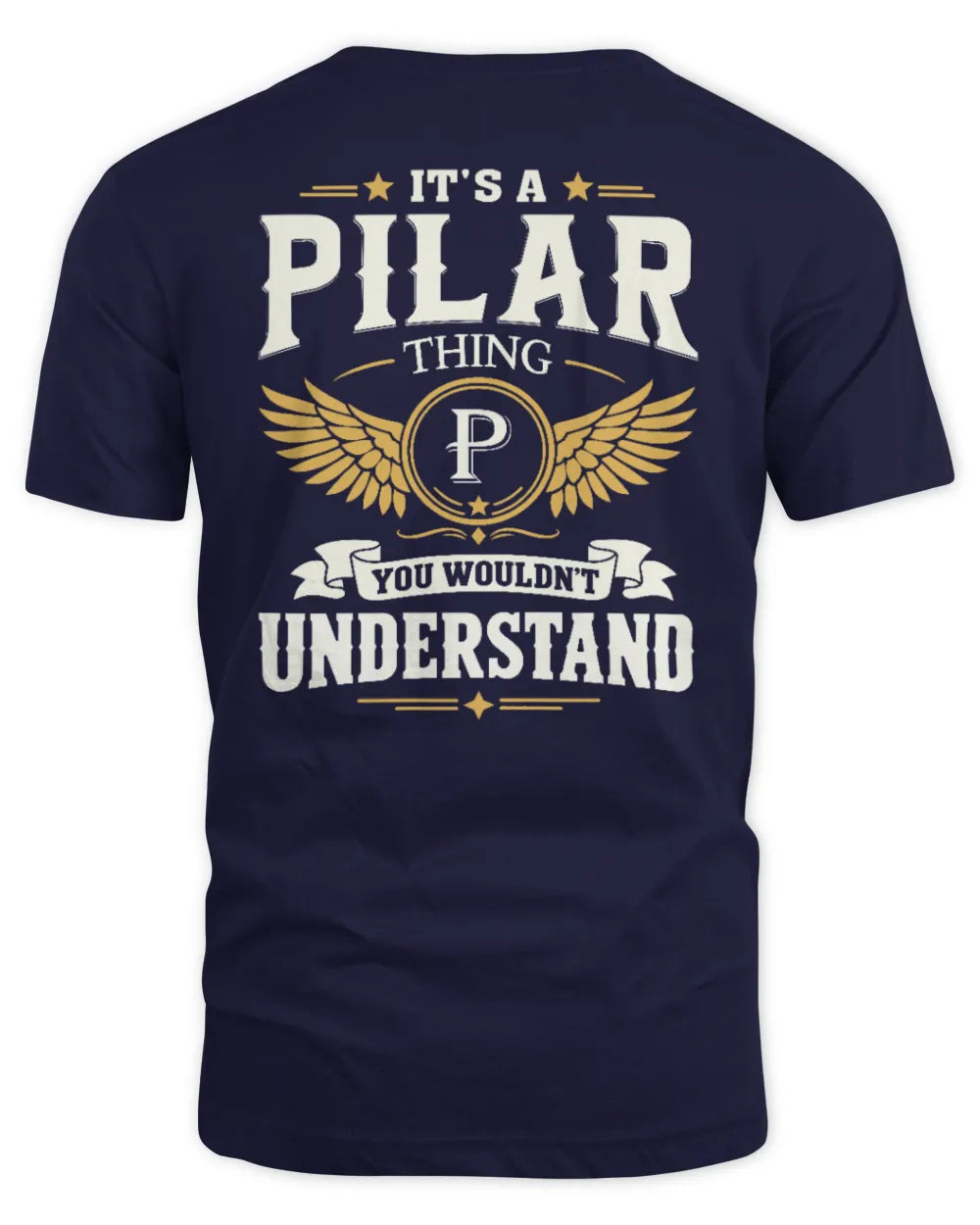 PILAR KT06-M008 It’s a [NAME] Thing – You Wouldn’t Understand | Personalized Vintage T-Shirt - Unisex Standard T-Shirt - Navy
