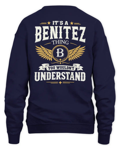 BENITEZ KT06-M008 It’s a [NAME] Thing – You Wouldn’t Understand | Personalized Vintage T-Shirt - Unisex Sweatshirt - Navy