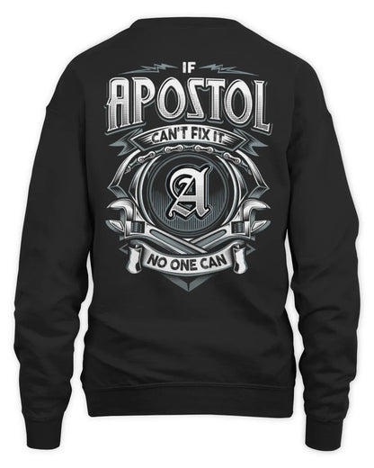 APOSTOL AP81-K4-626 - Personalized Ahmed Quote Apparel “If Ahmed Can't Fix It, No One Can” - Unisex Sweatshirt - Black