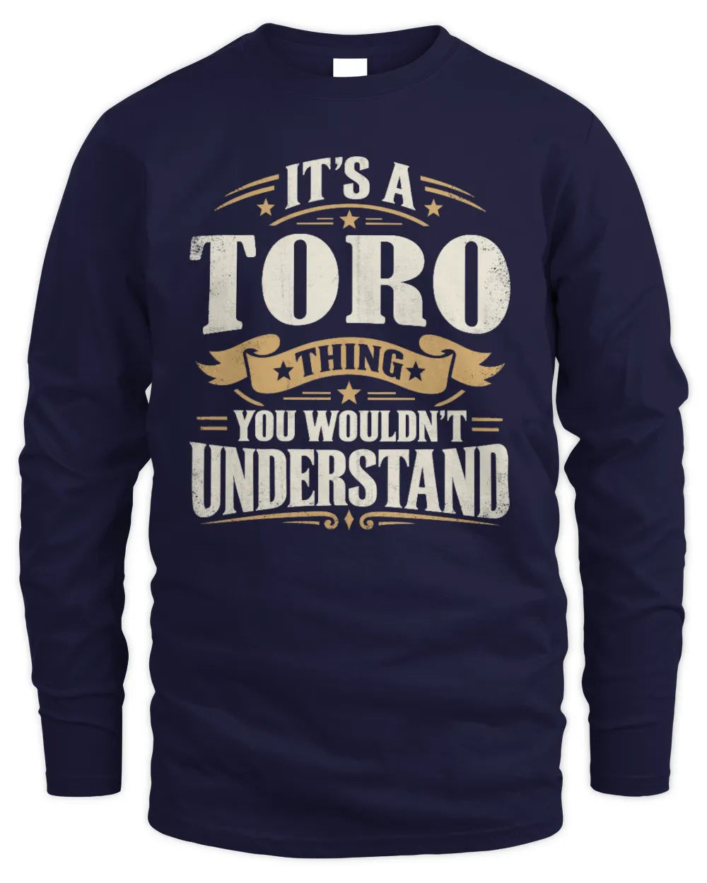 TORO P08 TH51 - Personalized “It’s a/an [NAME] Thing – You Wouldn’t Understand” Shirt - Men's Long Sleeved T-Shirt - Navy