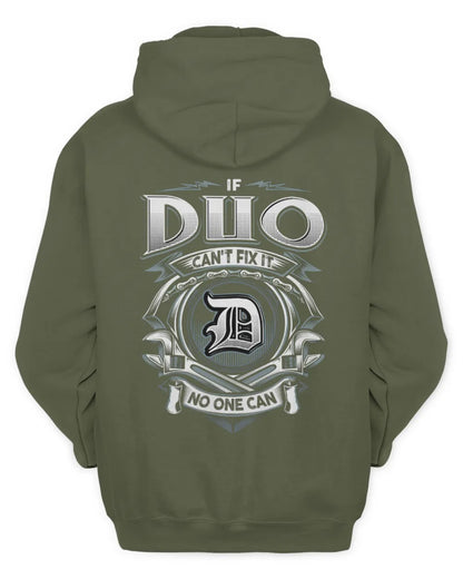 DUO AP81-K4-626 - Personalized Ahmed Quote Apparel “If Ahmed Can't Fix It, No One Can” - Unisex Hoodie - Military Green