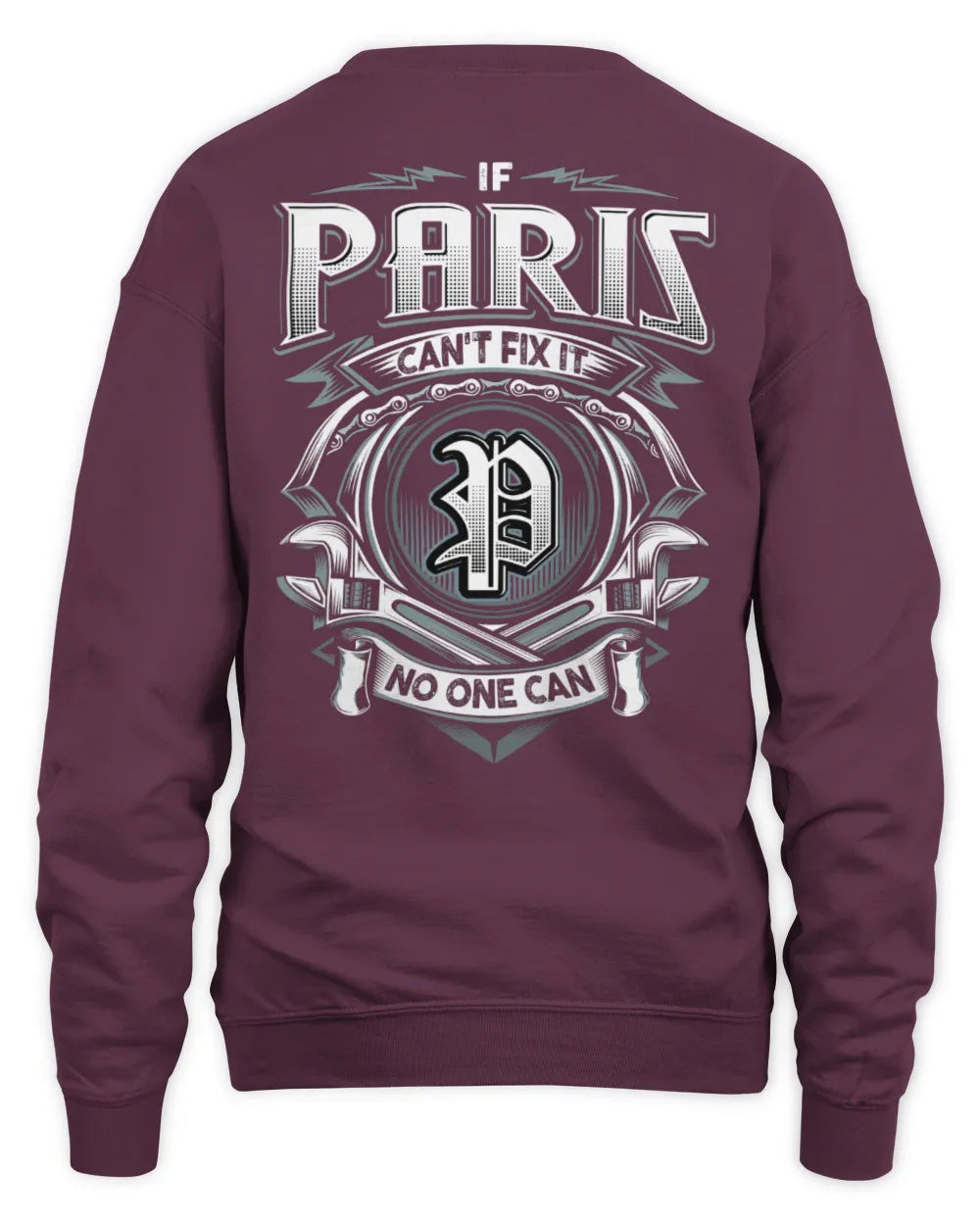 PARIS AP81-K4-626 - Personalized Ahmed Quote Apparel “If Ahmed Can't Fix It, No One Can” - Unisex Sweatshirt - Maroon