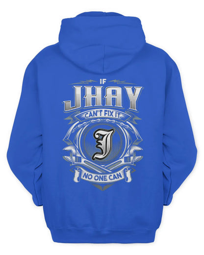 JHAY AP81-K4-626 - Personalized Ahmed Quote Apparel “If Ahmed Can't Fix It, No One Can” - Unisex Hoodie - Royal
