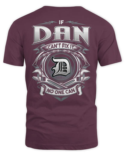 DAN AP81-K4-626 - Personalized Ahmed Quote Apparel “If Ahmed Can't Fix It, No One Can” - Unisex Standard T-Shirt - Maroon