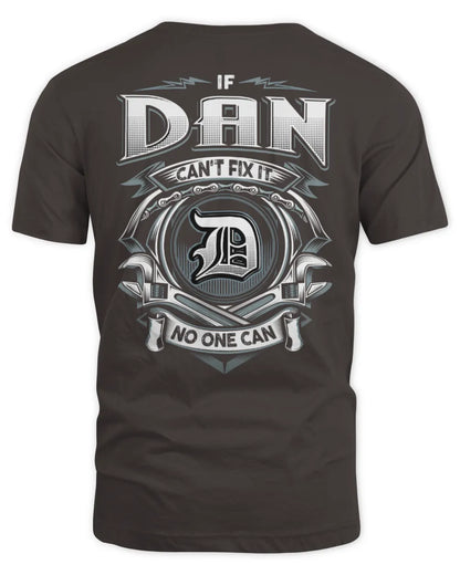DAN AP81-K4-626 - Personalized Ahmed Quote Apparel “If Ahmed Can't Fix It, No One Can” - Unisex Standard T-Shirt - Dark Chocolate
