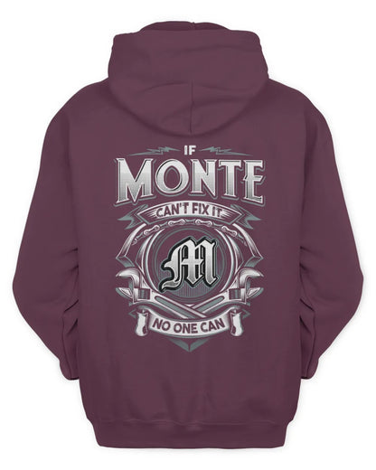 MONTE AP81-K4-626 - Personalized Ahmed Quote Apparel “If Ahmed Can't Fix It, No One Can” - Unisex Hoodie - Maroon