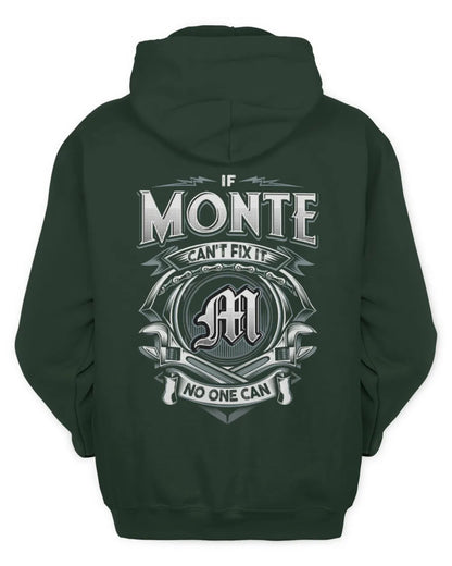 MONTE AP81-K4-626 - Personalized Ahmed Quote Apparel “If Ahmed Can't Fix It, No One Can” - Unisex Hoodie - Forest Green