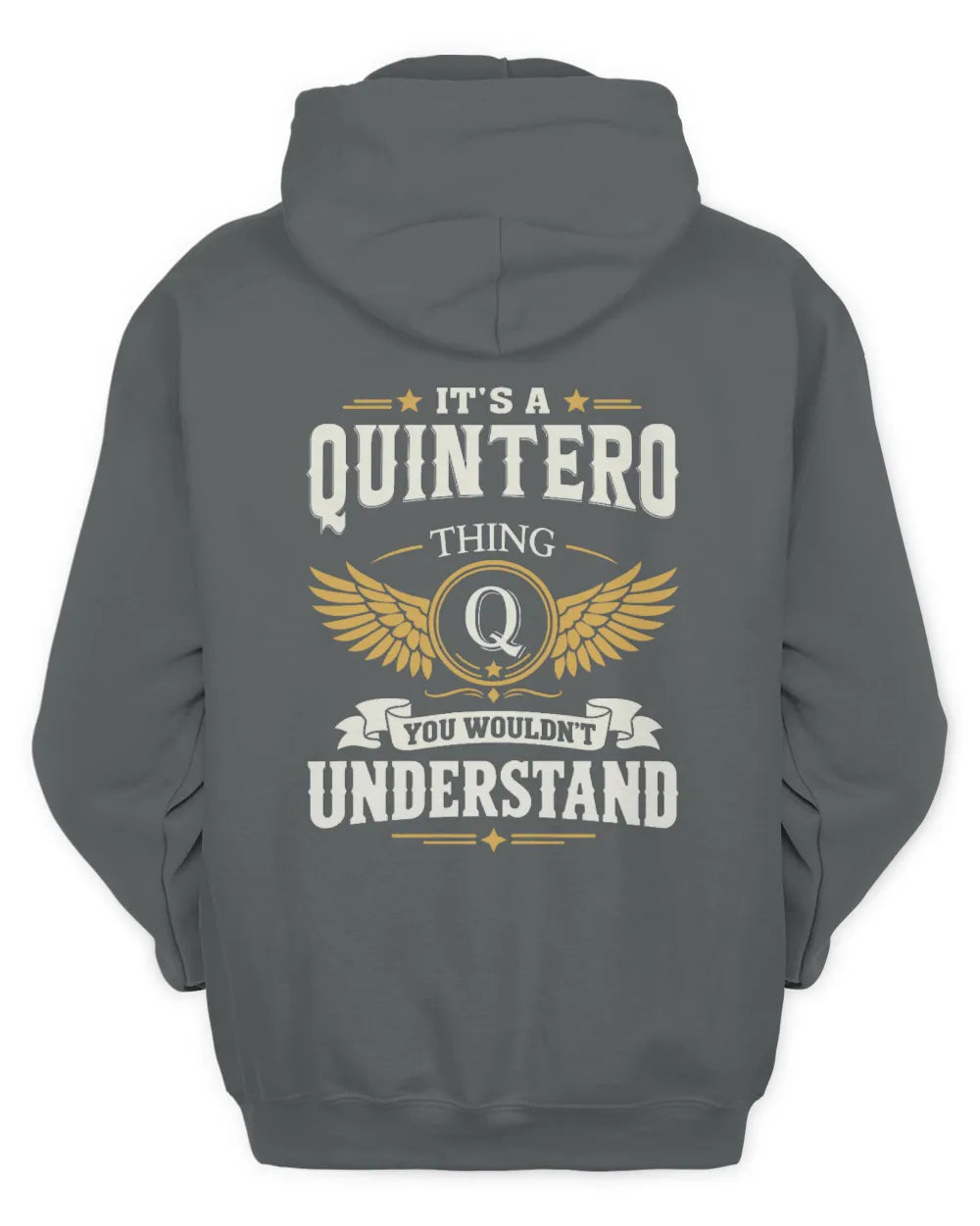 QUINTERO KT06-M008 It’s a [NAME] Thing – You Wouldn’t Understand | Personalized Vintage T-Shirt - Unisex Hoodie - Charcoal
