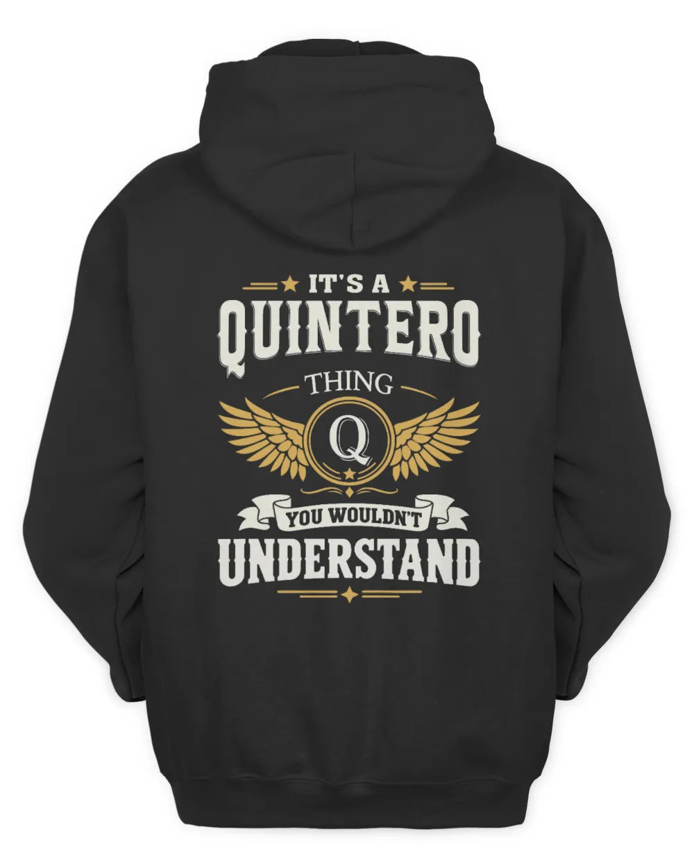 QUINTERO KT06-M008 It’s a [NAME] Thing – You Wouldn’t Understand | Personalized Vintage T-Shirt - Unisex Hoodie - Black