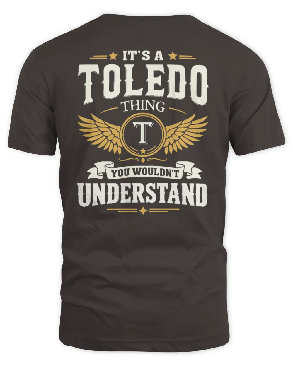TOLEDO KT06-M008 It’s a [NAME] Thing – You Wouldn’t Understand | Personalized Vintage T-Shirt - Unisex Standard T-Shirt - Dark Chocolate