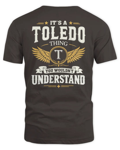 TOLEDO KT06-M008 It’s a [NAME] Thing – You Wouldn’t Understand | Personalized Vintage T-Shirt - Unisex Standard T-Shirt - Dark Chocolate