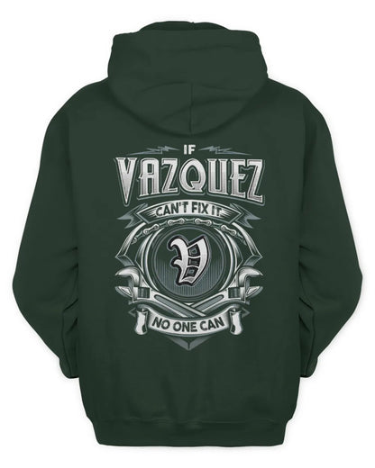 VAZQUEZ AP81-K4-626 - Personalized Ahmed Quote Apparel “If Ahmed Can't Fix It, No One Can” - Unisex Hoodie - Forest Green