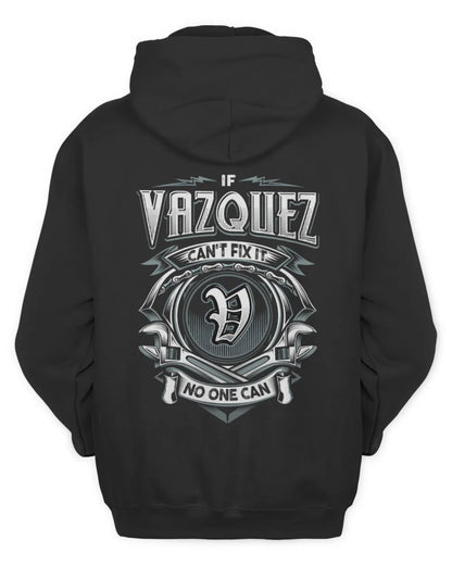 VAZQUEZ AP81-K4-626 - Personalized Ahmed Quote Apparel “If Ahmed Can't Fix It, No One Can” - Unisex Hoodie - Black
