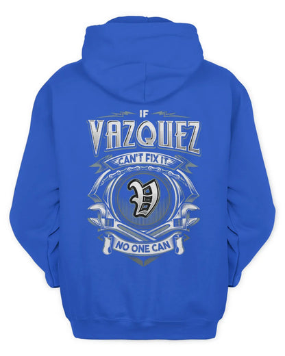 VAZQUEZ AP81-K4-626 - Personalized Ahmed Quote Apparel “If Ahmed Can't Fix It, No One Can” - Unisex Hoodie - Royal