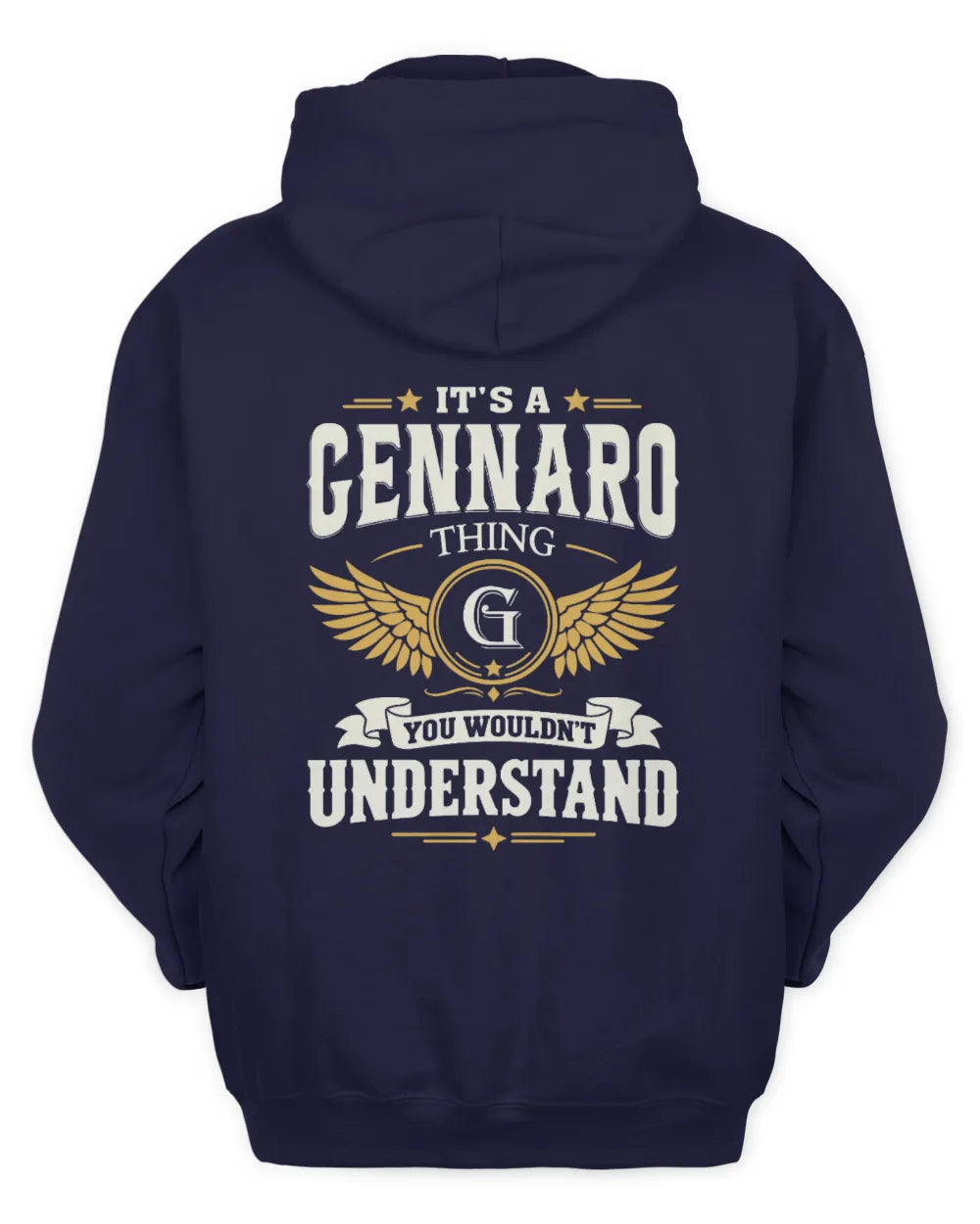 GENNARO KT06-M008 It’s a [NAME] Thing – You Wouldn’t Understand | Personalized Vintage T-Shirt - Unisex Hoodie - Navy
