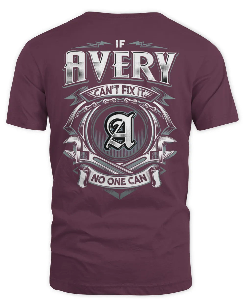 AVERY AP81-K4-626 - Personalized Ahmed Quote Apparel “If Ahmed Can't Fix It, No One Can” - Unisex Standard T-Shirt - Maroon