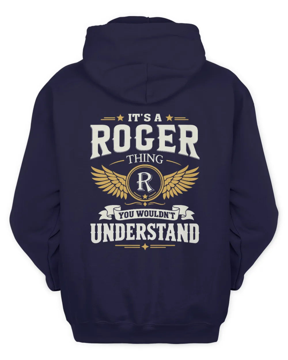 ROGER KT06-M008 It’s a [NAME] Thing – You Wouldn’t Understand | Personalized Vintage T-Shirt - Unisex Hoodie - Navy