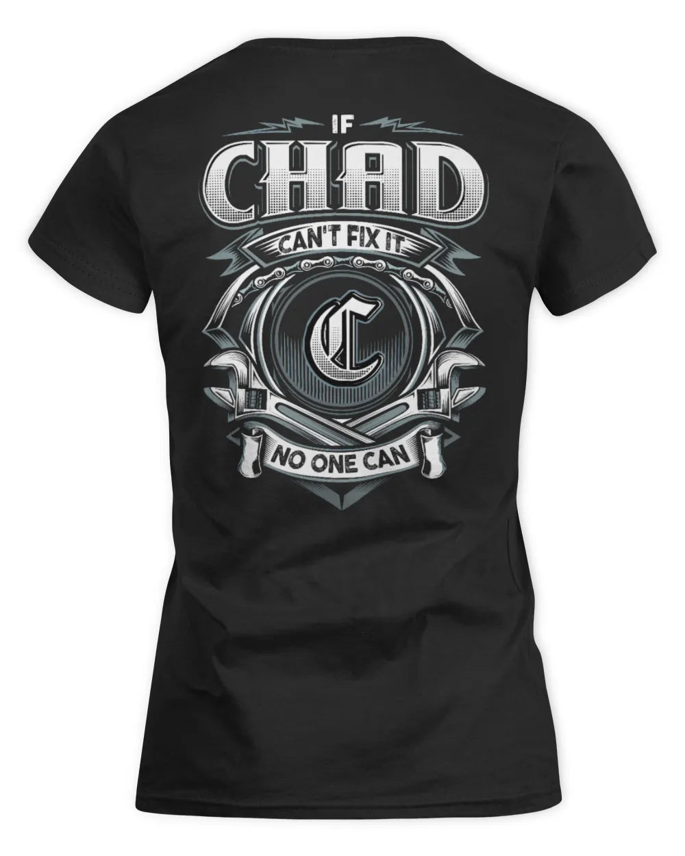 CHAD AP81-K4-626 - Personalized Ahmed Quote Apparel “If Ahmed Can't Fix It, No One Can” - Women's Standard T-Shirt - Black