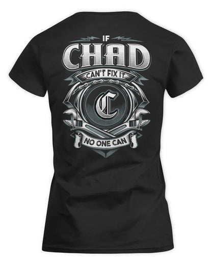 CHAD AP81-K4-626 - Personalized Ahmed Quote Apparel “If Ahmed Can't Fix It, No One Can” - Women's Standard T-Shirt - Black