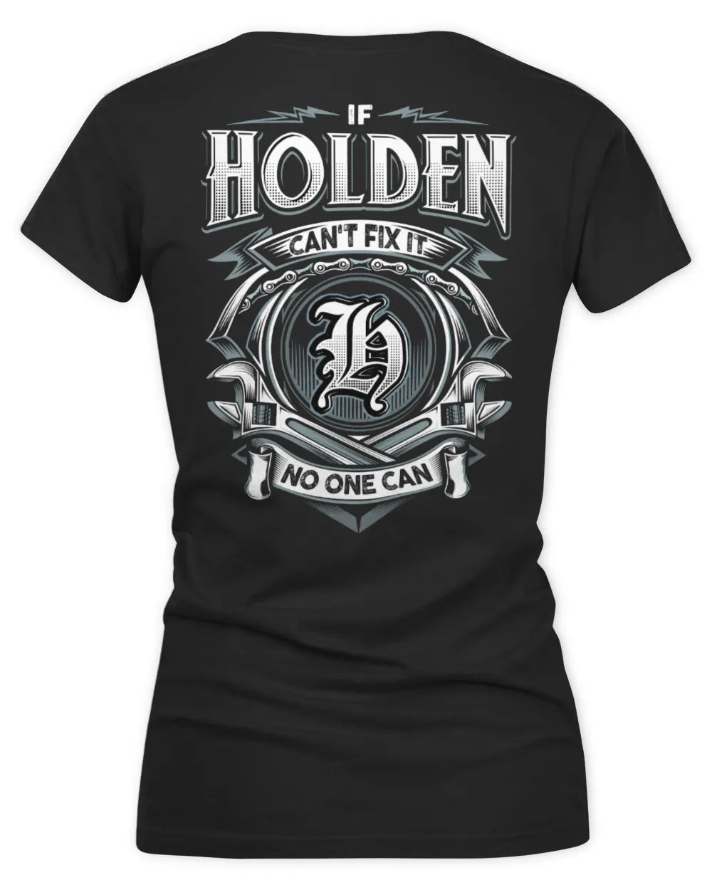 HOLDEN AP81-K4-626 - Personalized Ahmed Quote Apparel “If Ahmed Can't Fix It, No One Can” - Women's V-Neck T-Shirt - Black