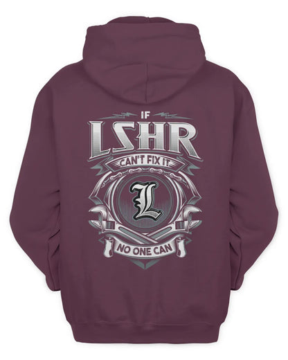 LSHR AP81-K4-626 - Personalized Ahmed Quote Apparel “If Ahmed Can't Fix It, No One Can” - Unisex Hoodie - Maroon