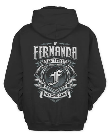 FERNANDA AP81-K4-626 - Personalized Ahmed Quote Apparel “If Ahmed Can't Fix It, No One Can” - Unisex Hoodie - Black