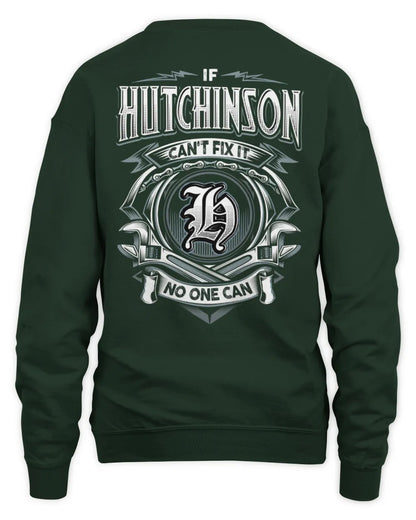 HUTCHINSON AP81-K4-626 - Personalized Ahmed Quote Apparel “If Ahmed Can't Fix It, No One Can” - Unisex Sweatshirt - Forest Green
