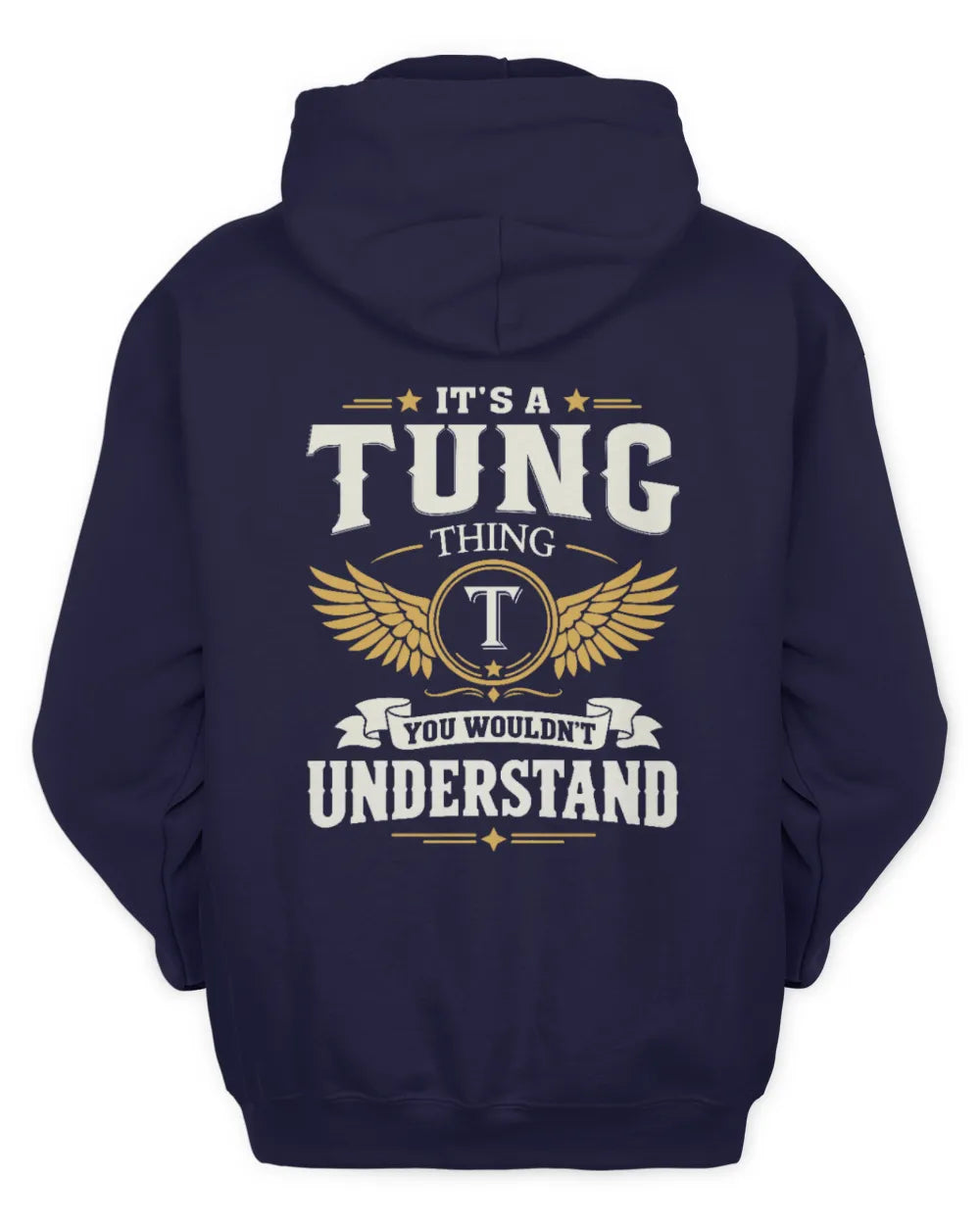 TUNG KT06-M008 It’s a [NAME] Thing – You Wouldn’t Understand | Personalized Vintage T-Shirt - Unisex Hoodie - Navy