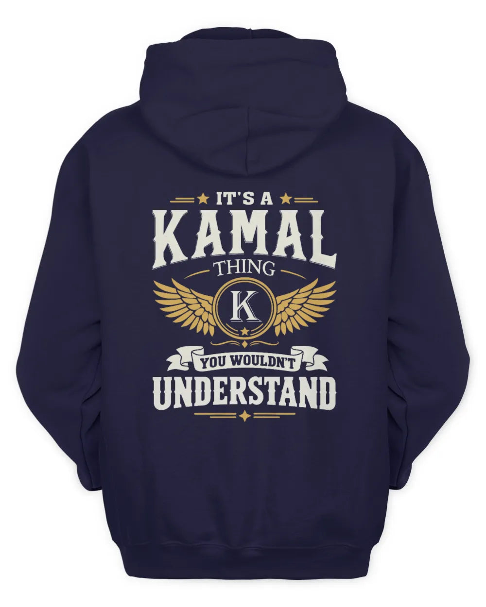 KAMAL KT06-M008 It’s a [NAME] Thing – You Wouldn’t Understand | Personalized Vintage T-Shirt - Unisex Hoodie - Navy