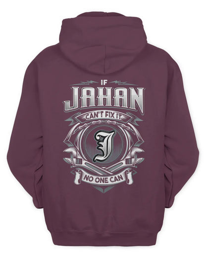 JAHAN AP81-K4-626 - Personalized Ahmed Quote Apparel “If Ahmed Can't Fix It, No One Can” - Unisex Hoodie - Maroon