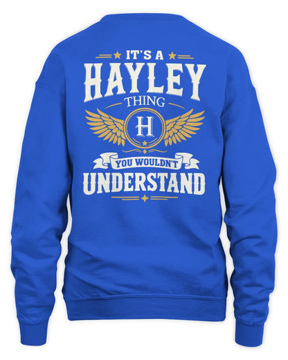 HAYLEY KT06-M008 It’s a [NAME] Thing – You Wouldn’t Understand | Personalized Vintage T-Shirt - Unisex Sweatshirt - Royal
