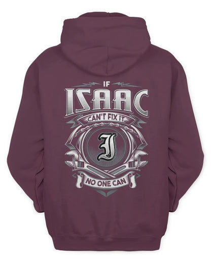 ISAAC AP81-K4-626 - Personalized Ahmed Quote Apparel “If Ahmed Can't Fix It, No One Can” - Unisex Hoodie - Maroon