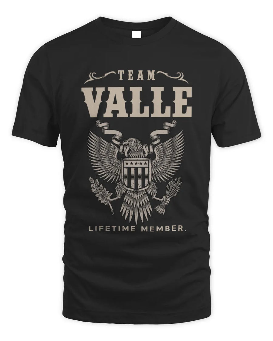 VALLE TP06-K82 – Personalized Classic Style Apparel “Team NAME Lifetime Member”