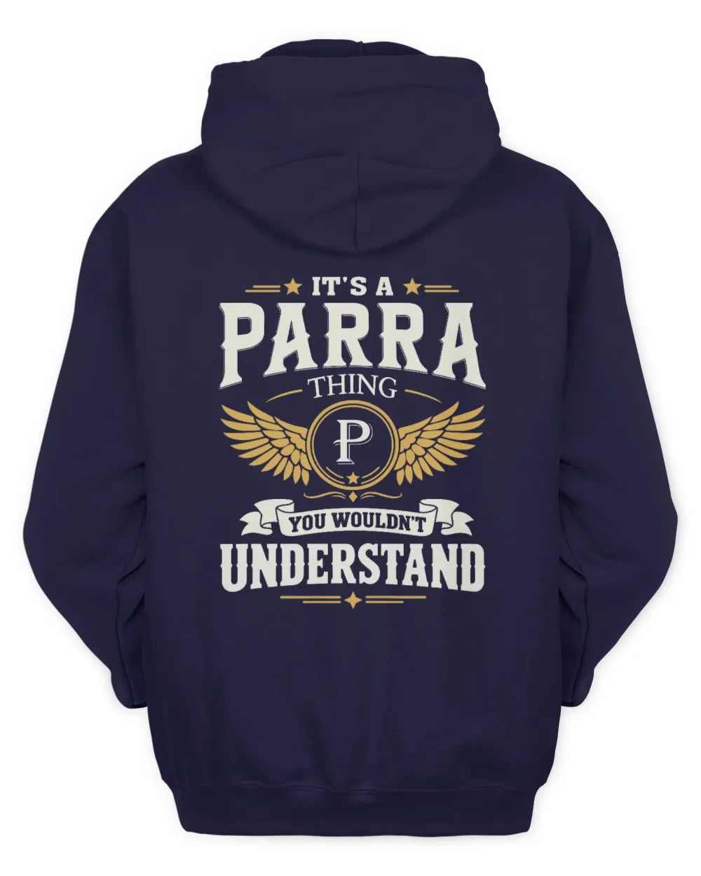 PARRA KT06-M008 It’s a [NAME] Thing – You Wouldn’t Understand | Personalized Vintage T-Shirt - Unisex Hoodie - Navy
